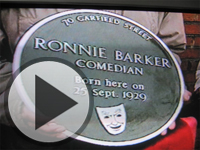Picture of Ronnie Barker plaque